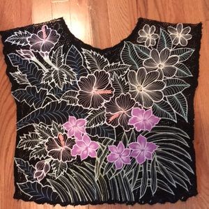 Beautiful colorful embroidered top